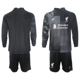 Koszulka Liverpool Bramkarska Dziecięcy Trzeci Stroje Piłkarskie 2021/22 Długi Rękaw